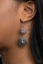 Cargar imagen en el visor de la galería, Keep It WHEEL - Purple Earrings
