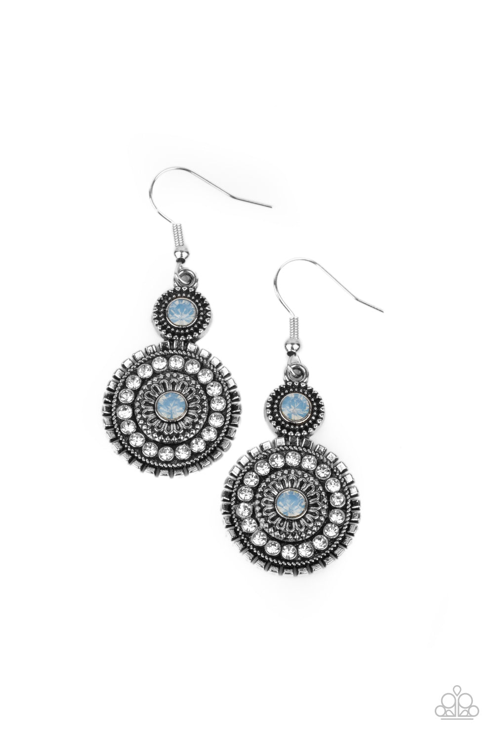 Opulent Outreach - Blue Earrings