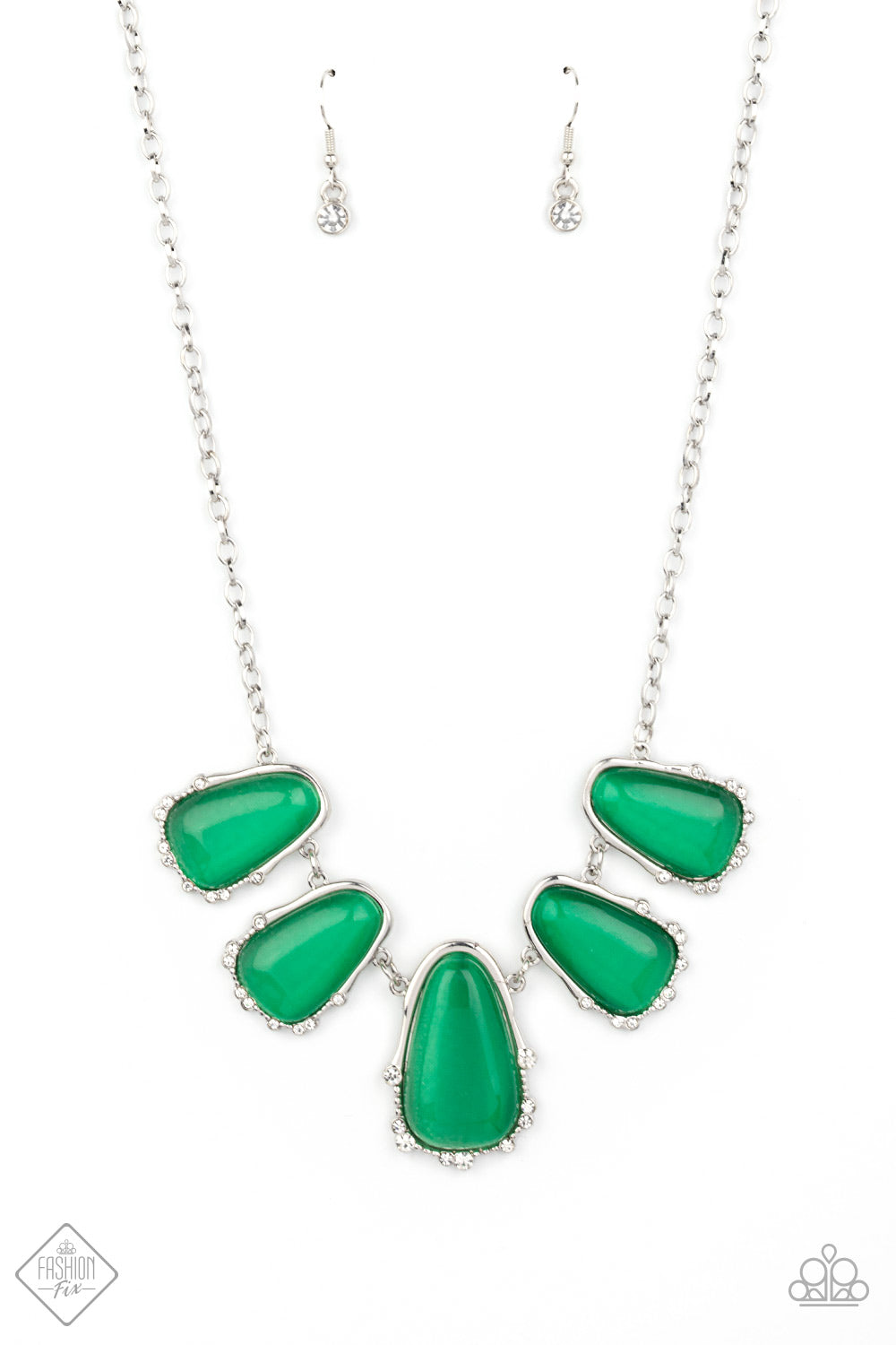Newport Princess - Green Necklace Set