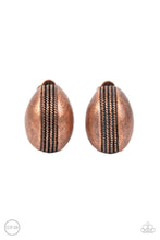 Cargar imagen en el visor de la galería, Classic Curves - Copper Earrings
