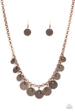 Cargar imagen en el visor de la galería, Delightfully Dappled - Copper Necklace Set
