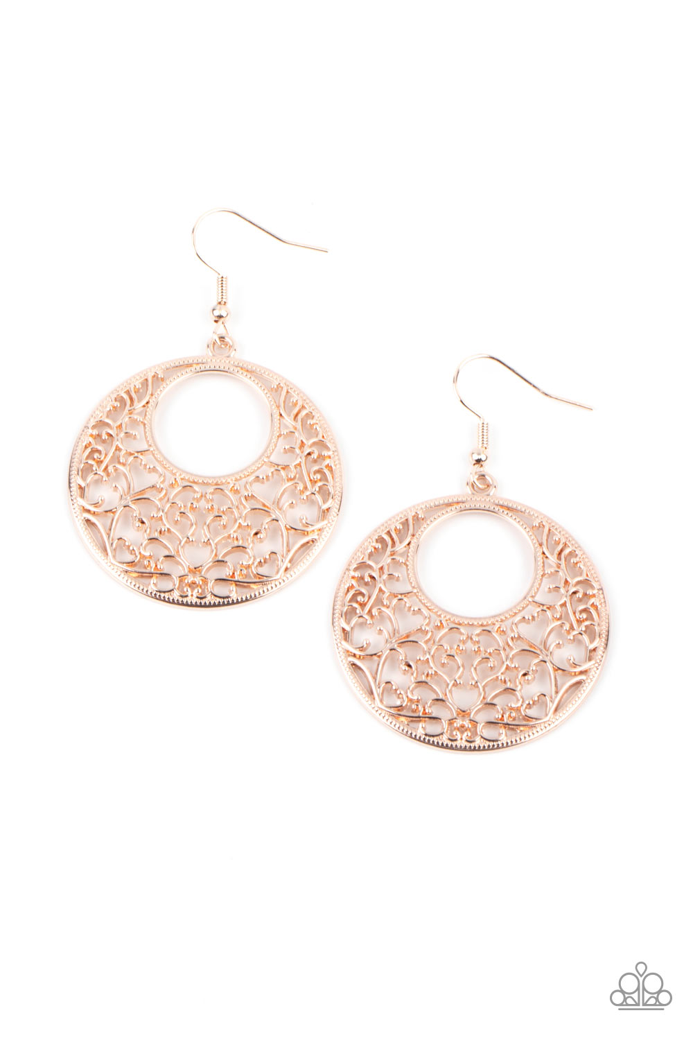 Vineyard Romance - Rose Gold Earrings