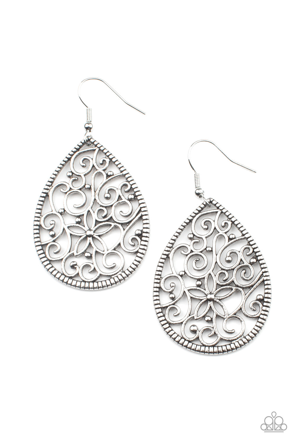 Tour de Garden - Silver Earrings