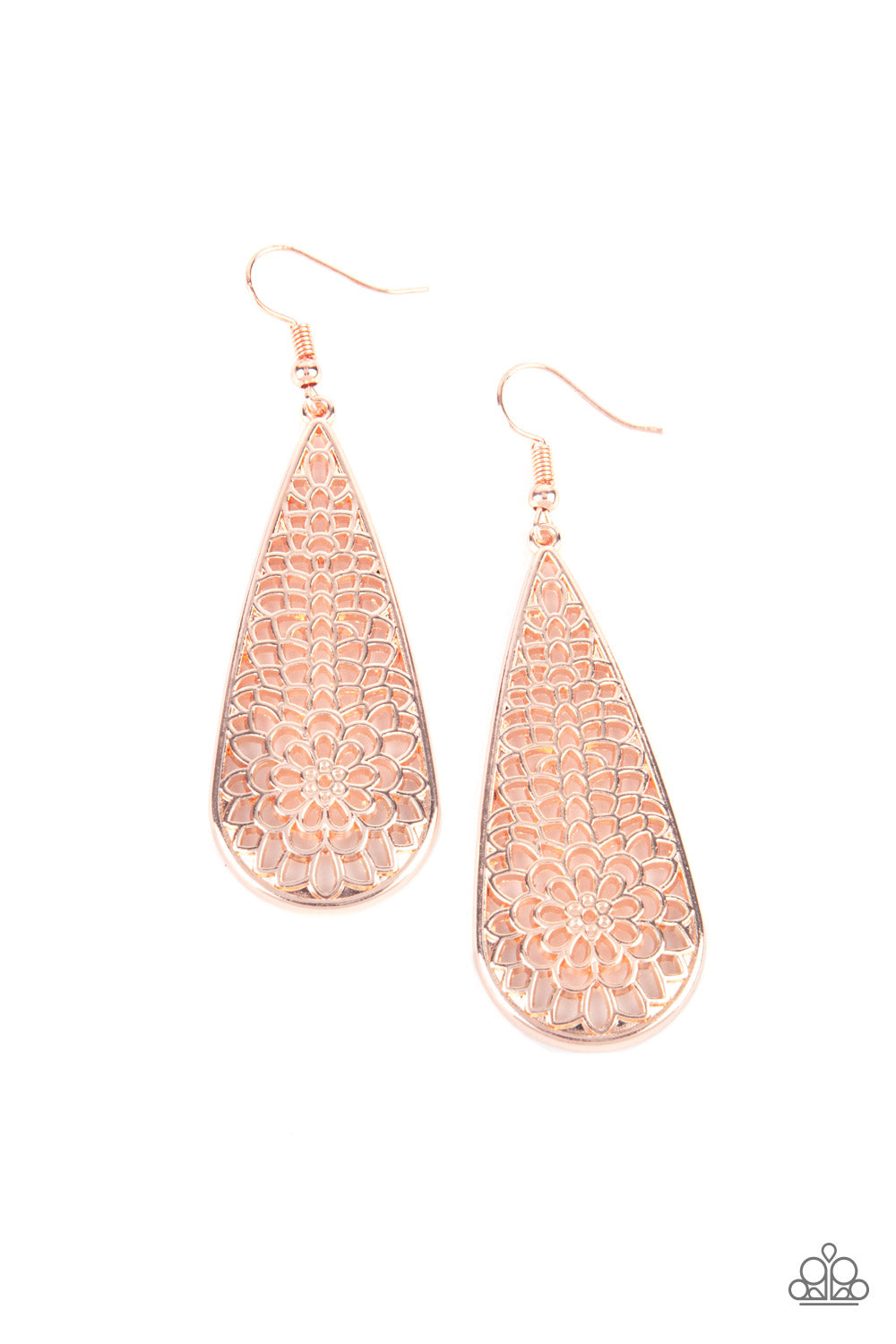 Posy Pasture - Rose Gold Earrings