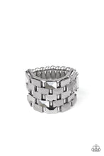 Load image into Gallery viewer, Checkered Couture - Silver Ring
