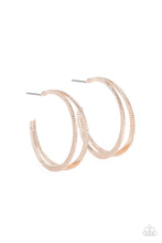 Charger l&#39;image dans la galerie, Rustic Curves - Rose Gold Earrings
