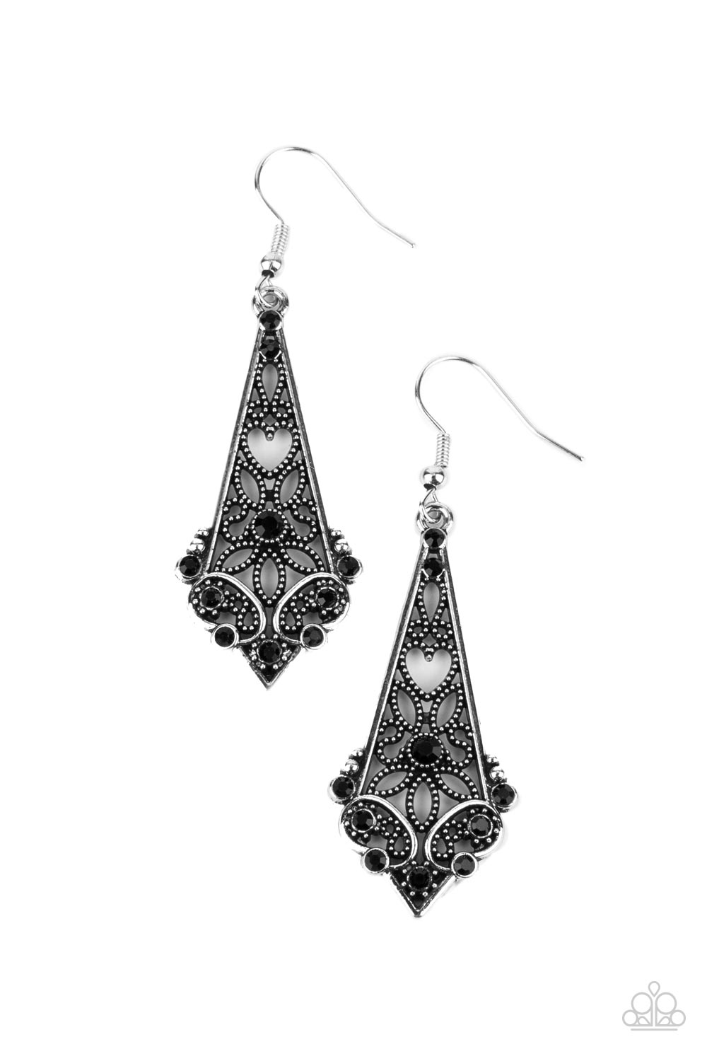 Casablanca Charisma - Black Earrings