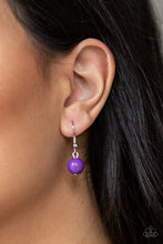 Cargar imagen en el visor de la galería, Modern Motley - Purple Necklace Set

