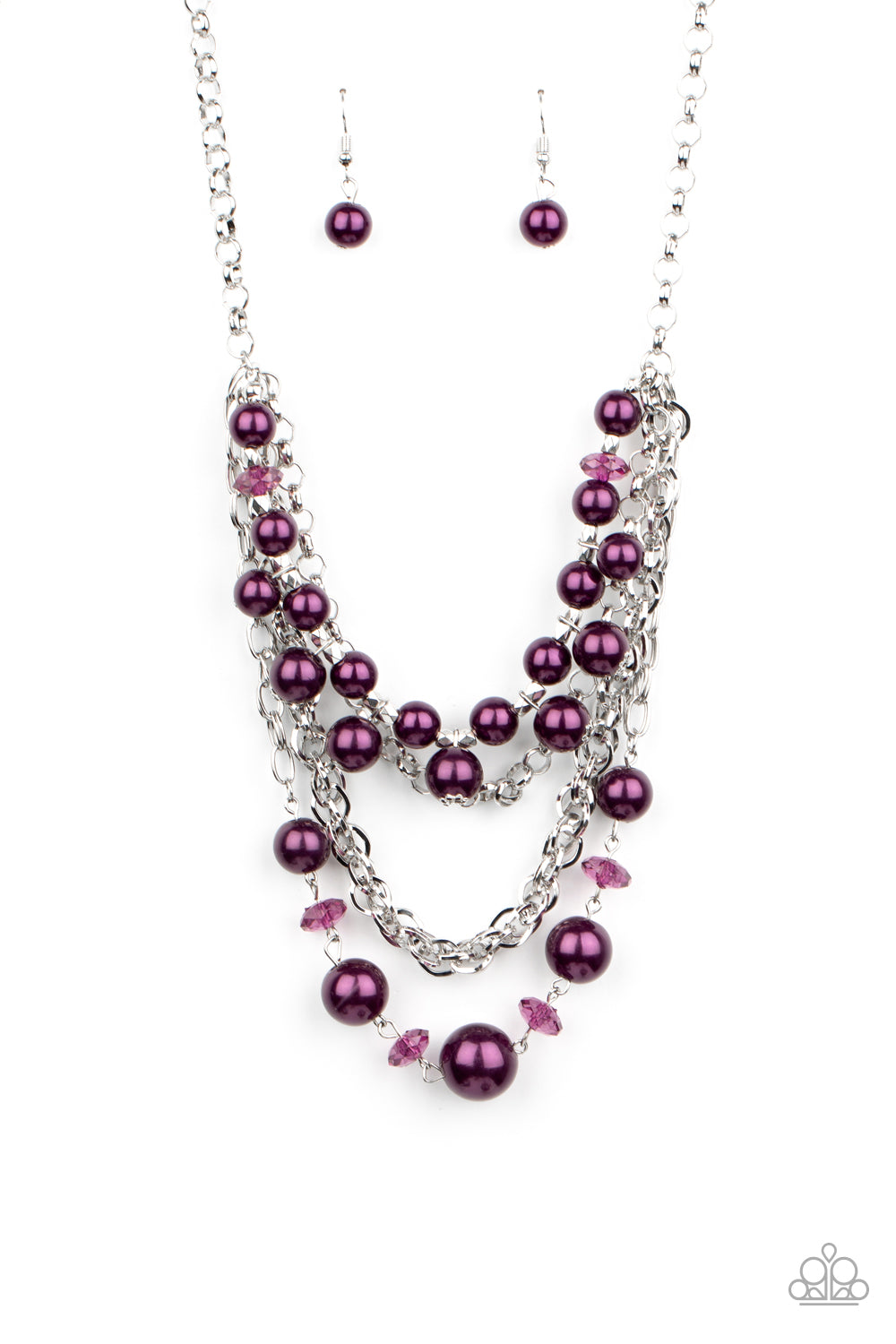 Rockin Rockette - Purple Necklace Set