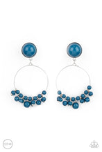 Load image into Gallery viewer, Cabaret Charm - Blue Earrings
