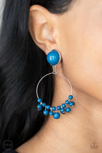 Load image into Gallery viewer, Cabaret Charm - Blue Earrings
