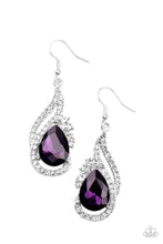 Cargar imagen en el visor de la galería, Dancefloor Diva - Purple Earrings
