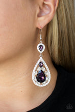 Charger l&#39;image dans la galerie, Posh Pageantry - Purple Earrings
