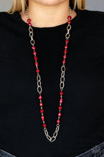 Cargar imagen en el visor de la galería, Tea Party Tango - Red Necklace Set
