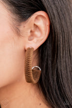 Load image into Gallery viewer, Rural Guru - Brown Earrings
