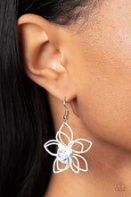 Load image into Gallery viewer, Botanical Bonanza - White Earrings
