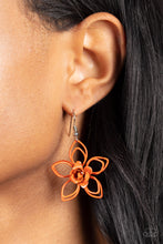 Load image into Gallery viewer, Botanical Bonanza - Orange Earrings
