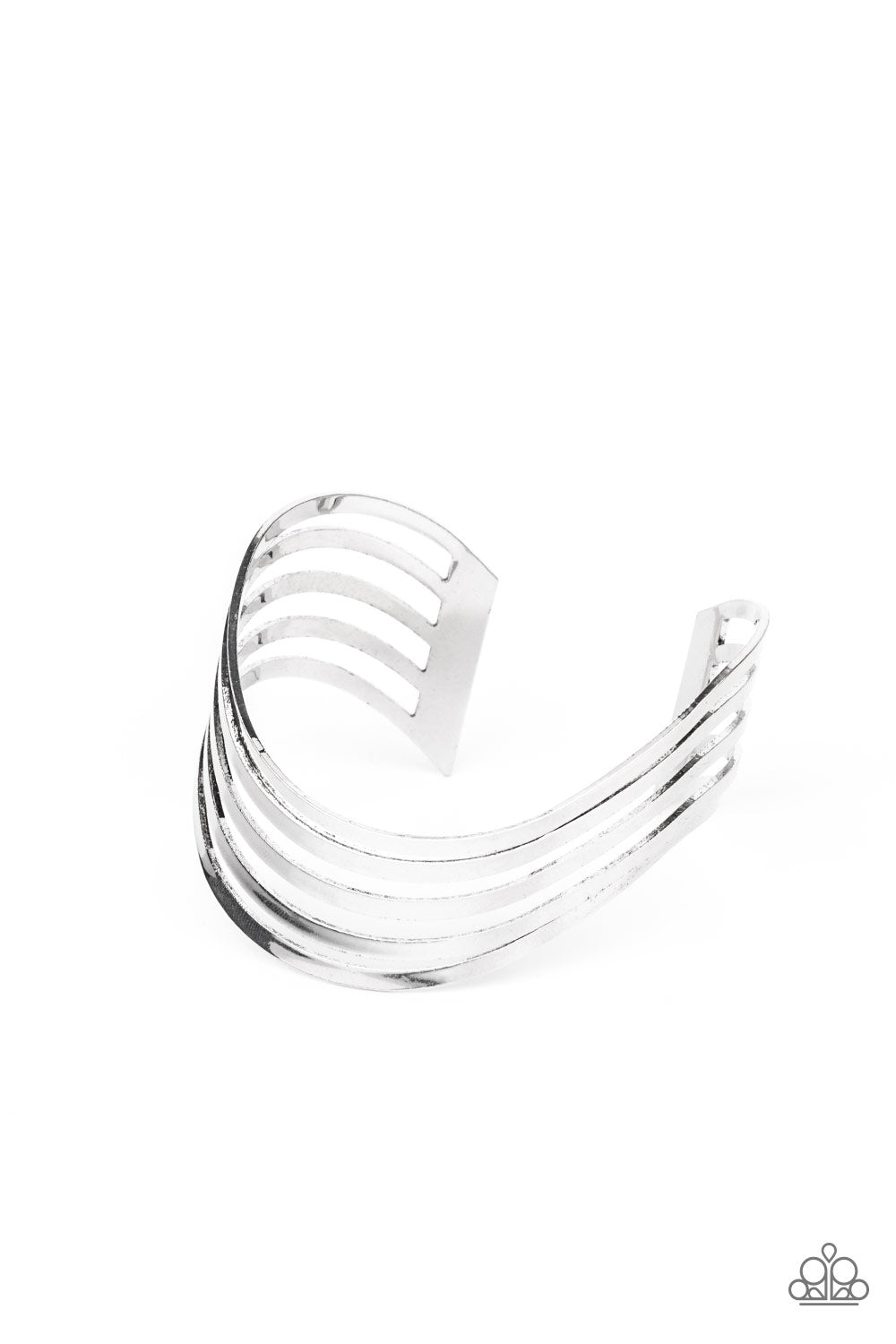 Tantalizingly Tiered - Silver Bracelet