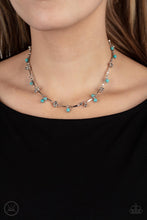 Cargar imagen en el visor de la galería, Sahara Social - Blue Choker Necklace Set
