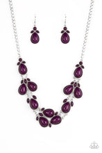 Load image into Gallery viewer, Botanical Banquet - Purple Necklace Set
