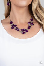 Load image into Gallery viewer, Botanical Banquet - Purple Necklace Set
