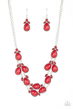 Load image into Gallery viewer, Botanical Banquet - Red Necklace Set
