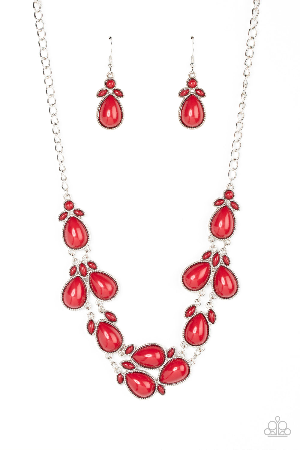 Botanical Banquet - Red Necklace Set