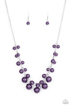 Cargar imagen en el visor de la galería, Tearoom Gossip - Purple Necklace Set
