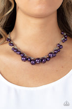 Cargar imagen en el visor de la galería, Tearoom Gossip - Purple Necklace Set
