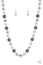 Cargar imagen en el visor de la galería, Decked Out Dazzle - Purple Necklace Set
