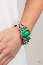 Cargar imagen en el visor de la galería, A Touch of Tiki - Green Bracelet

