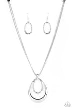Cargar imagen en el visor de la galería, Suburban Storm - Silver Necklace Set
