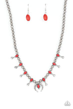 Cargar imagen en el visor de la galería, Luck Of The West - Red Necklace Set
