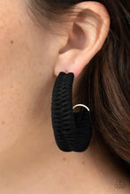 Load image into Gallery viewer, Rural Guru - Black Earrings
