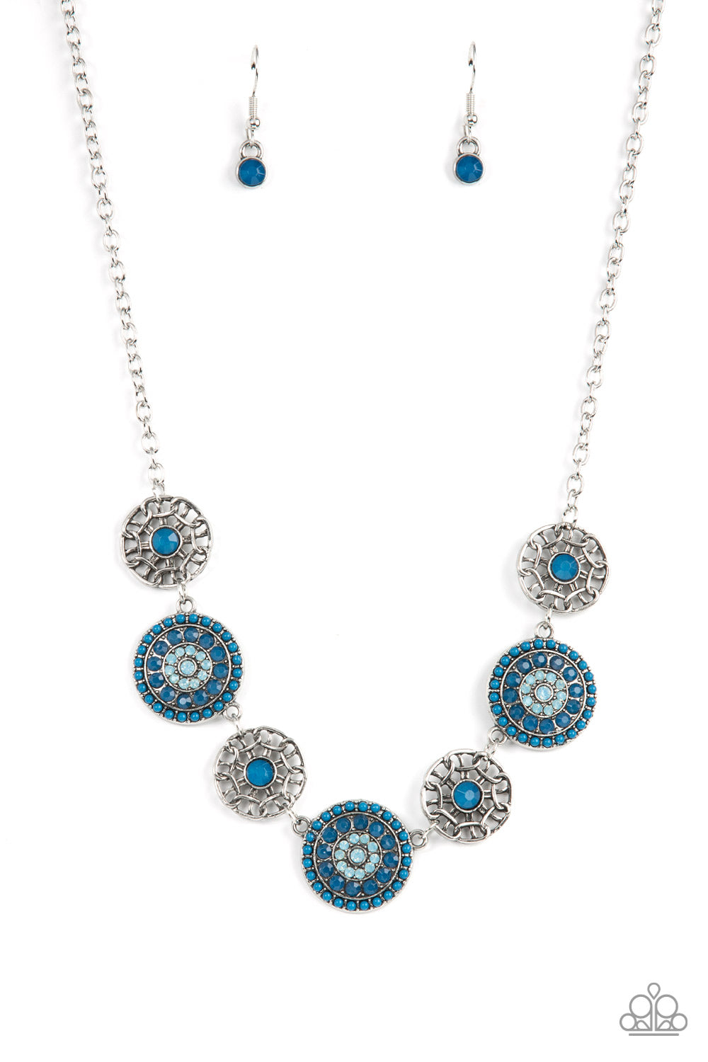 Farmers Market Fashionista - Blue Necklace Set