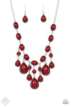 Cargar imagen en el visor de la galería, Mediterranean Mystery - Red Necklace Set
