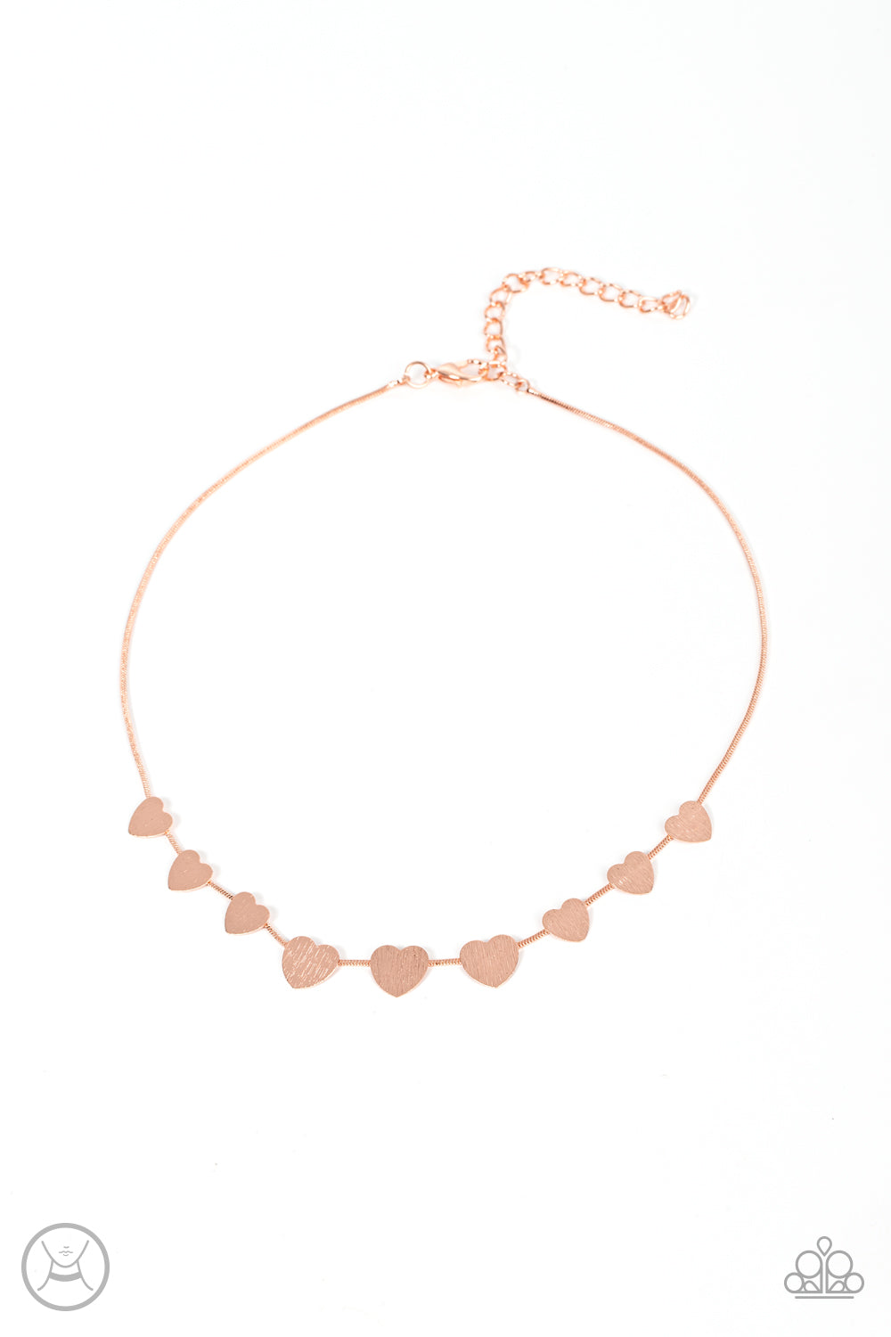 Dainty Desire - Copper Choker Necklace Set