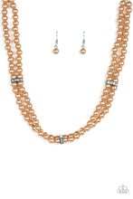 Load image into Gallery viewer, Put On Your Party Dress - Brown Necklace Set
