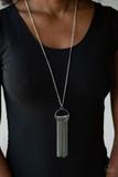 Cargar imagen en el visor de la galería, Terra Tassel - Silver Necklace Set
