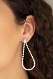 Cargar imagen en el visor de la galería, Diamond Drops - White Earrings
