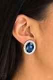Load image into Gallery viewer, Only Fame In Town - Blue Earrings
