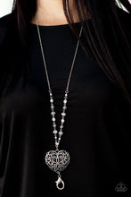 Load image into Gallery viewer, Doting Devotion - Silver Lanyard Necklace Set
