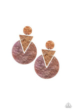 Load image into Gallery viewer, Head Under Watercolors - Brown Earrings
