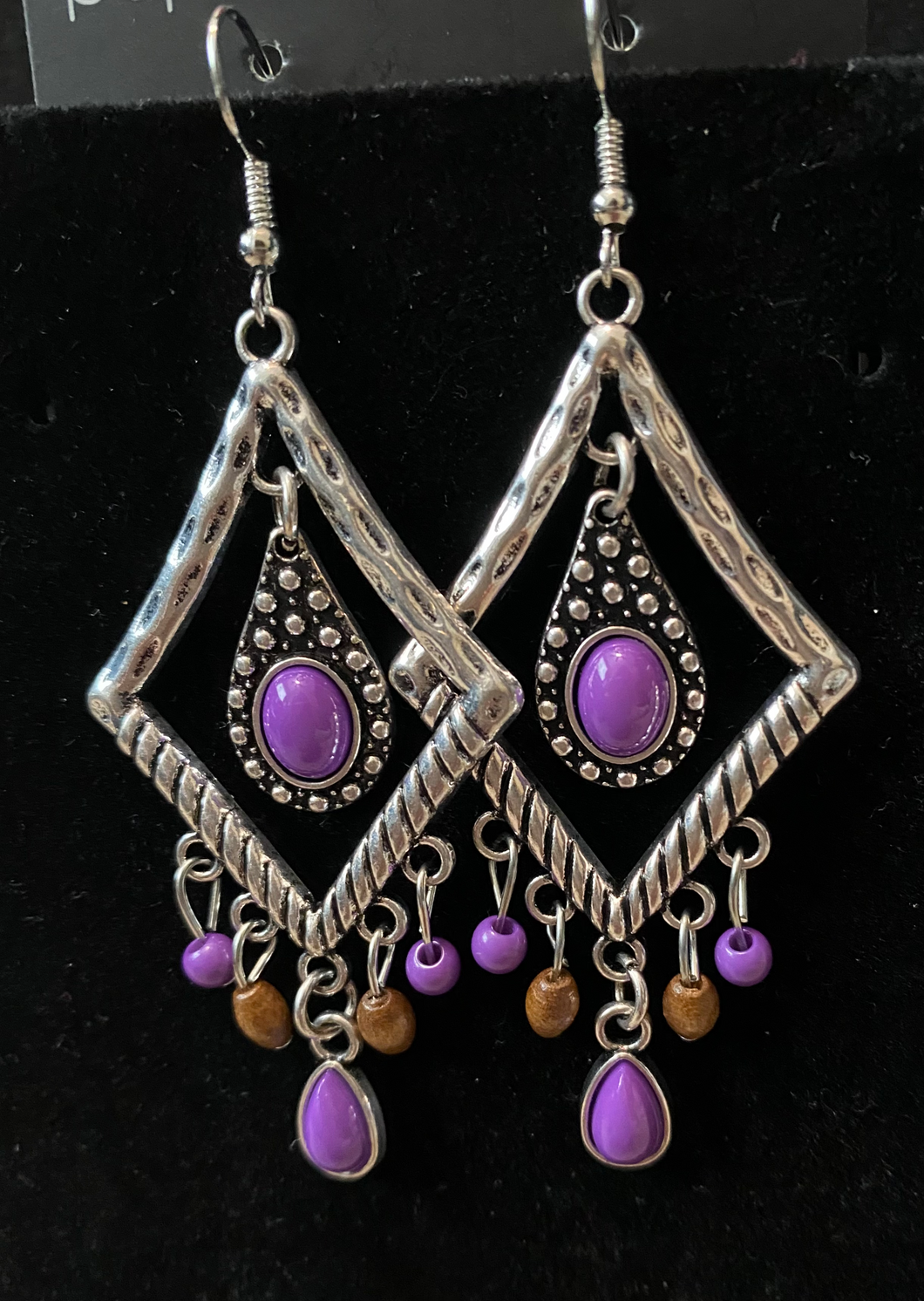 Southern Sunsets - Purple Earrings