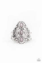 Cargar imagen en el visor de la galería, Mayan Motif - Silver Ring
