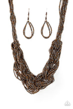 Carregar imagem no visualizador da galeria, City Catwalk - Copper Necklace Set
