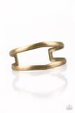 Cargar imagen en el visor de la galería, Palm Trees and Pyramids - Brass Bracelet
