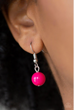 Cargar imagen en el visor de la galería, Friday Night Fringe - Pink and Orange Necklace Set
