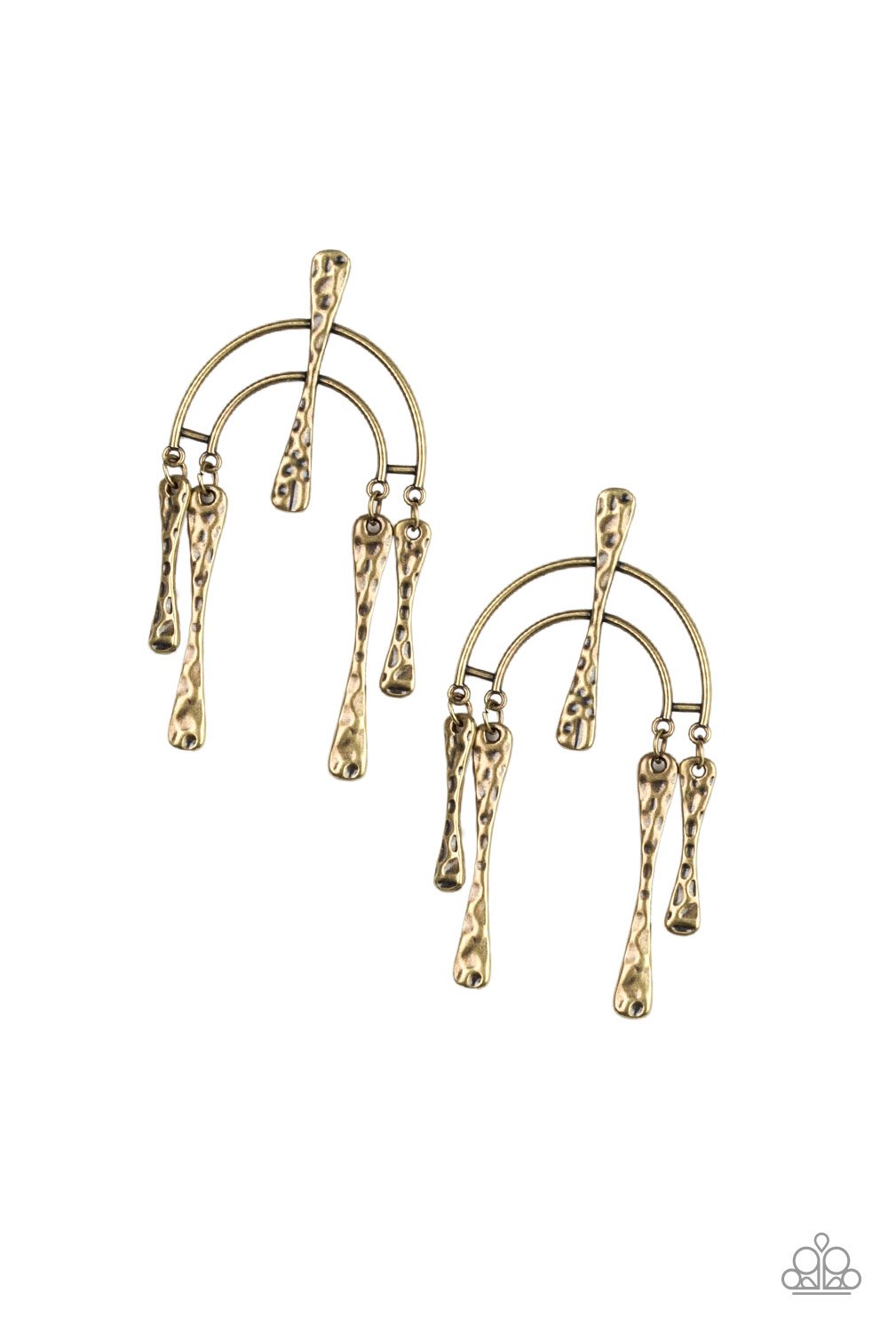 Artifacts of Life - Brass Earrings