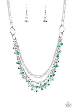 Load image into Gallery viewer, Financially Fabulous - Green Necklace Set
